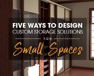 为小空间设计定制存储解决方案的5种方法
