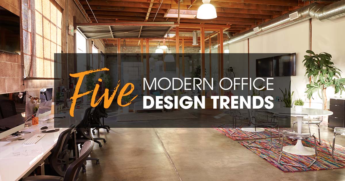 5现代办公室设计趋势，可以使员工感到高兴