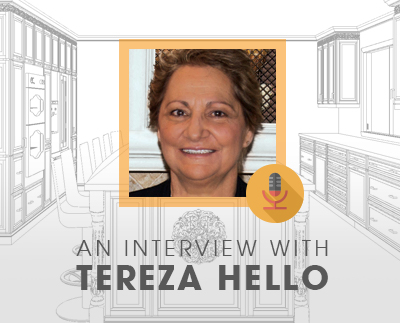 接受厨房设计师Tereza的采访Hello
