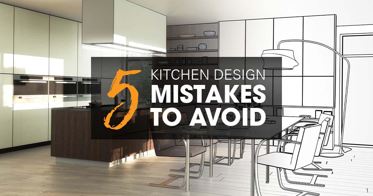 厨房设计错误您可以避免