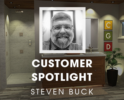 2020DESIGNCUSTOMER聚光灯 - 橱柜和花岗岩直接的Steven Buck