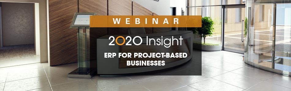 2020年见解基于项目的业务的ERP