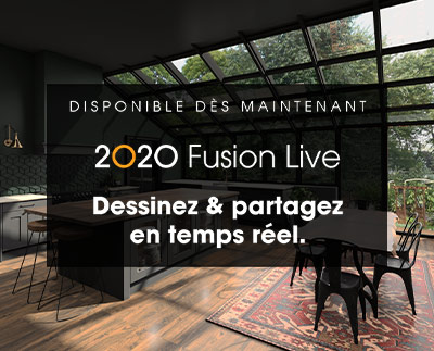 2020 Fusion Live：La NouvelleGénérationde Logiciel de Design de Cuisines et salles de Bain