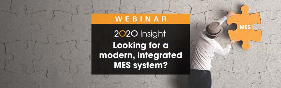 寻找现代，集成的MES系统？